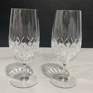 RALPH LAUREN CRYSTAL Veranda iced tea glasses set of 2